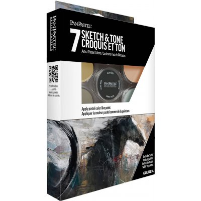 PanPastel Sada 7 suchých pastelů Sketch&Tone – Zboží Dáma