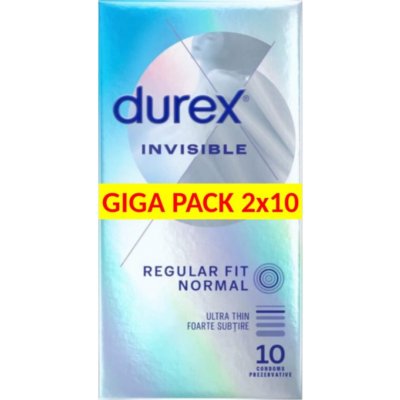 Durex Invisible Regular Fit 20 ks – Zboží Dáma