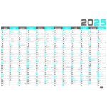 Roční B1 modrý nástěnný 2025 – Zboží Dáma