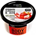 Organic Shop tělová pěna Jahodový jogurt 250 ml – Zboží Dáma