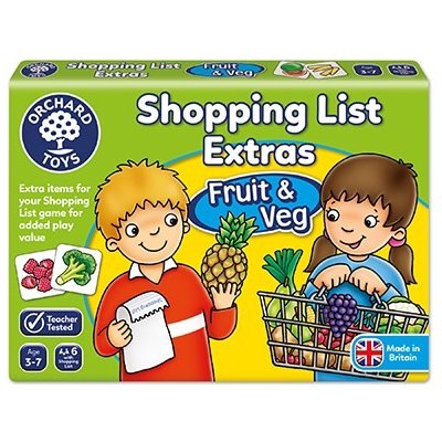 Shopping List Extras - Fruit & Veg (Orchard Toys) (Nákupní seznam - rozšíření - Ovoce & Zelenina)