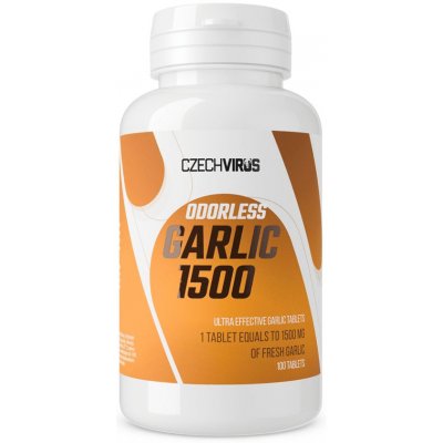 Czech Virus Odorless Garlic česnek 1500 100 tablet – Hledejceny.cz