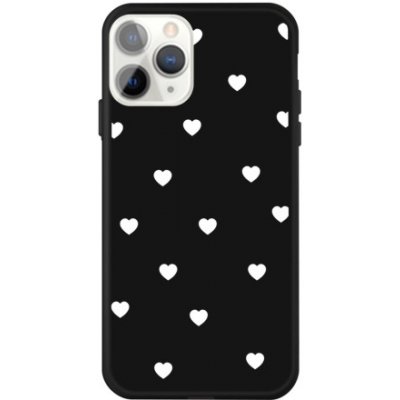 PROTEMIO 23249 HEARTS Ochranný kryt Apple iPhone 11 Pro HEARTS čierny – Zboží Mobilmania