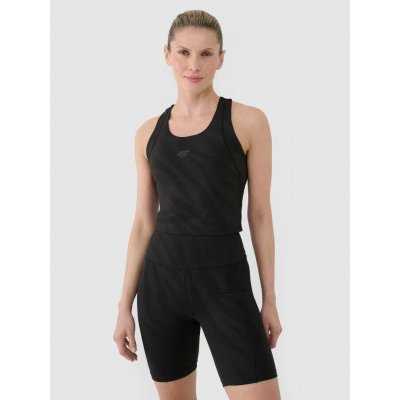 4F dámské sportovní tričko crop top – Zboží Mobilmania