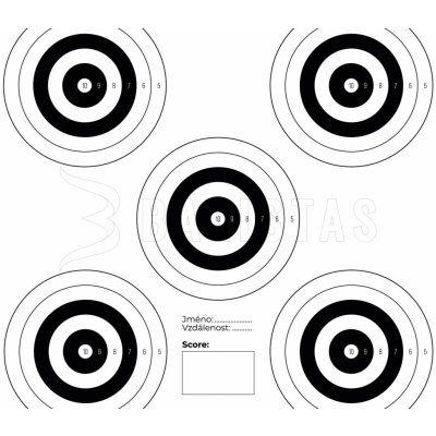 Terč Venox 14x14 5 terčů 100ks – Zbozi.Blesk.cz