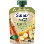 Sunar Bio kapsička Jablko banán mrkev 4m+ 100 g – Sleviste.cz