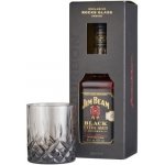 Jim Beam Black Extra Aged Bourbon 43% 0,7 l (dárkové balení 1 sklenice) – Zbozi.Blesk.cz