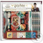 CurePink: Set školních potřeby Harry Potter: Stand Together blok pastelky propiska tužka pravítko guma ořezávátko penál [SR73454] – Hledejceny.cz