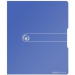 Herlitz pořadač dvoukroužkový A4 4 cm neprůhledný modrý – Zboží Živě