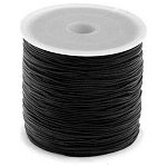 Nylonová šňůrka černá, 1 mm, cívka (90 m) – Zboží Dáma