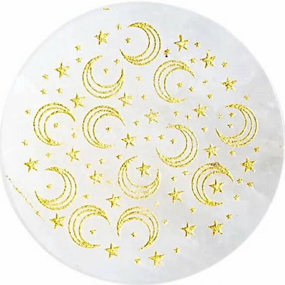 Nefertitis Křišťál tácek Měsíc a hvězdy - dekorace - dekorace NF49302 - cca 5,5 cm – Hledejceny.cz