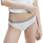 Calvin Klein Kalhotky Radiant cotton QD3540E bílá TO – Zboží Mobilmania