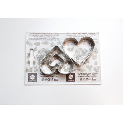 vykr. 0870 Srdíčka, 5cm, 2ks /b.SKIN/ – Hledejceny.cz