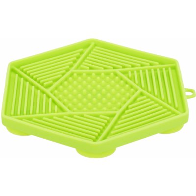 Lick´n´Snack HEXAGON s přísavkami - podložka k pomalému krmení 17 cm TPR/plast – Hledejceny.cz