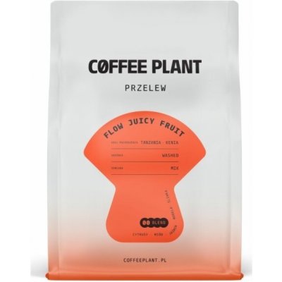 COFFEE PLANT káva Arabica Flow Juicy Fruit zrnková 250 g – Hledejceny.cz