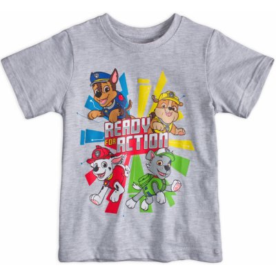 Chlapecké tričko Paw patrol ACTION šedé – Zboží Dáma
