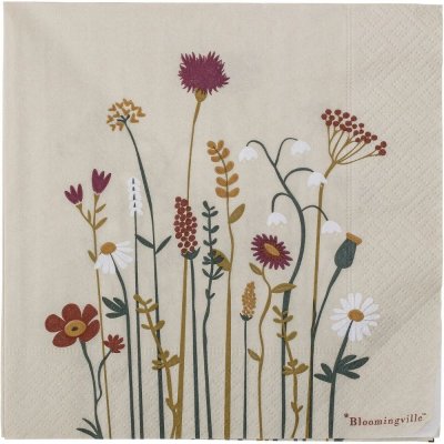 Bloomingville ubrousky Paige papír 33x33cm 20ks – Sleviste.cz