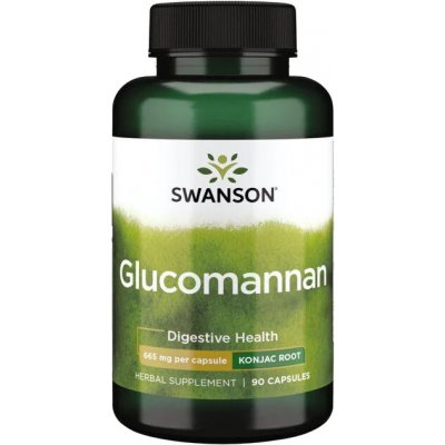 Swanson Glucomannan 665 mg 90 kapslí