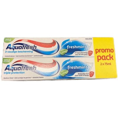 Aquafresh Fresh Mint 2 x 75 ml – Hledejceny.cz