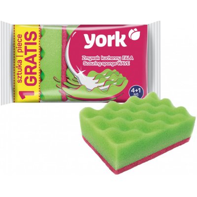 YORK houbička na nádobí Vlnka 4+1 ks – Hledejceny.cz