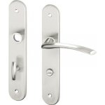 AC-T Servis SLZA matný nikl - oválné štítové kování 90 mm – WC – – Sleviste.cz