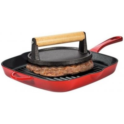 Litinový press na steaky/burgery Contacto 17,5 cm – Hledejceny.cz