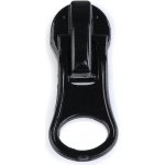 Jezdec ke spirálovým voděodolným zipům No 7, střední, černá – Zboží Mobilmania