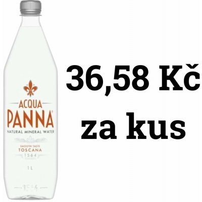 Acqua Panna PET 12 x 1 l – Hledejceny.cz