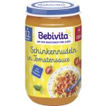 Bebivita Bio nudle se šunkou a tomátovou omáčkou 250 g – Zboží Dáma