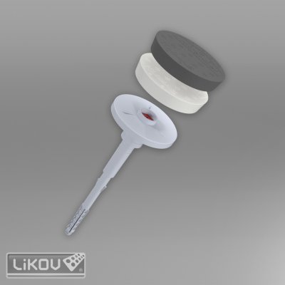 Talířová hmoždinka WKRET-MET ECO-DRIVE 8 s kovovým trnem a zátkou 8 x 350 mm 100 ks – Hledejceny.cz