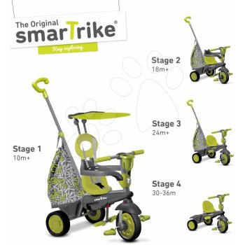 Smart Trike Groove 4v1 TouchSteering zelen ST6300100 od 1 659 K