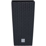 Prosperplast Květináč RATO SQUARE + vklad antracit 24 cm – Zboží Dáma