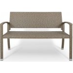 Casaria Marry 122x55x90cm béžovo-šedá 106712 – Zboží Dáma