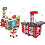 Smoby set kuchyňka Tefal Studio XXL elektronická s magickým bubláním a supermarket elektronický s váhou pokladnou – Hledejceny.cz