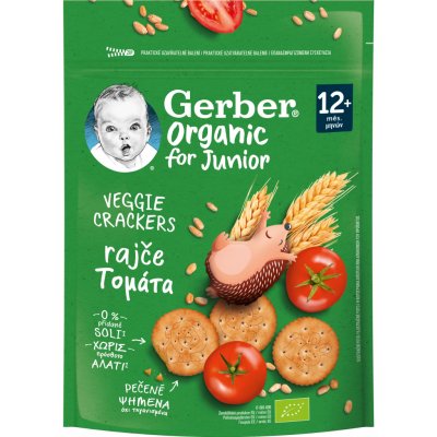 GERBER Organic krekry s rajčaty 100 g – Sleviste.cz