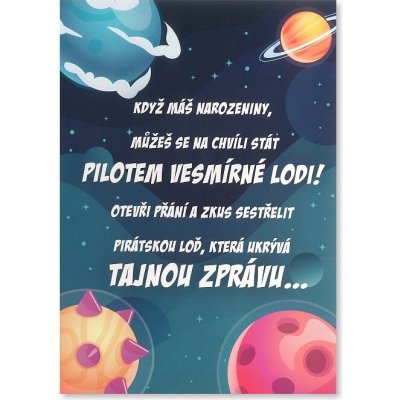 Albi Přání s efekty - PILOT VESMÍRNÉ LODI / GAME AX – Hledejceny.cz