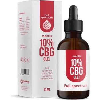 Mentis 10% CBG Full spectrum olej 10 ml