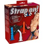 You2Toys Strap on! Colour postroj s dildy – Zboží Dáma