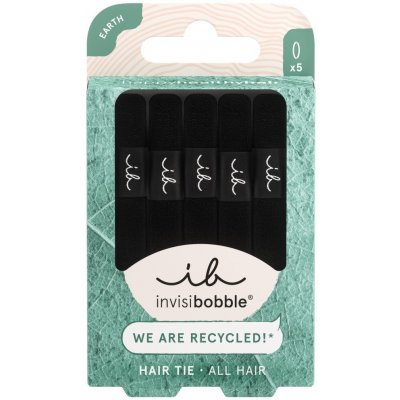 invisibobble HAIR TIE Black 5pcs, gumičky do vlasů – Zboží Mobilmania