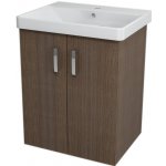SAPHO THEIA umyvadlová skříňka 56,4x70x43,5cm, 2xdvířka, borovice rustik – Zboží Dáma