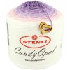 Příze Stenli Candy Opal 8505 fialová a bílá