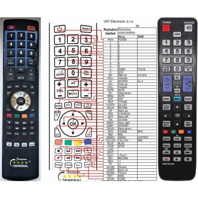 Dálkový ovladač General Samsung AA59-00465A – Zboží Mobilmania