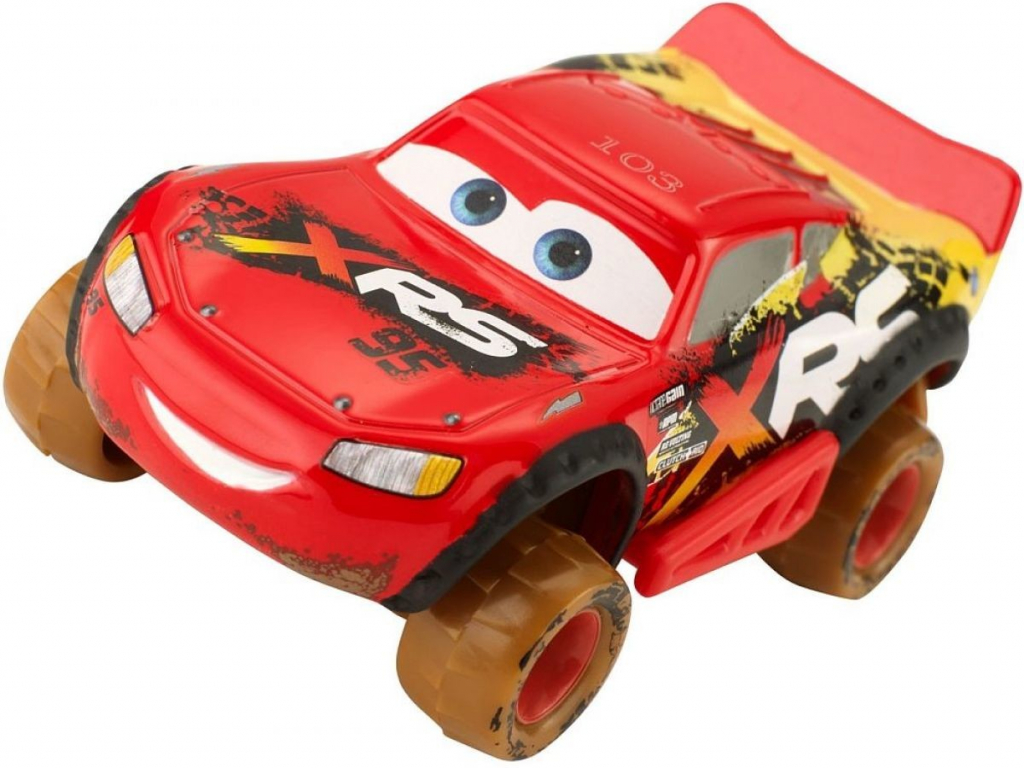 Mattel Cars XRS odpružený závoďák Lighting McQueen