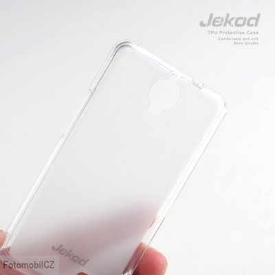 Pouzdro JEKOD Silikonové TPU Alcatel 6030D One Touch Idol bílé