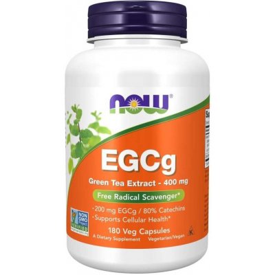 Now Foods EGCg Zelený čaj Green Tea Extract 400 mg 180 kapslí