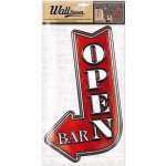 Argus Nálepka na zeď Bar open 23170001 – Hledejceny.cz