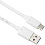 Premiumcord ku31ck01w USB-C - USB 3.0 A (USB 3.2 generation 2, 3A, 10Gbit/s), 0,15m, bílý – Zboží Mobilmania