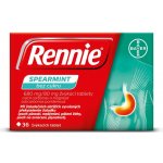 RENNIE SPEARMINT BEZ CUKRU POR 680MG/80MG TBL MND 36 – Zboží Mobilmania