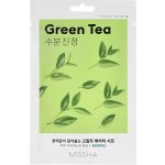 Missha Airy Fit Sheet Mask Green Tea plátýnková maska s výtažkem ze zeleného čaje 19 g – Hledejceny.cz