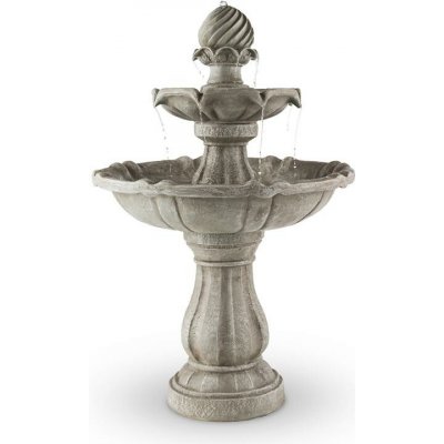 Blumfeldt Vogelsbrunn, solární fontána, 60 x 90 cm, 3 W, akumulátor, betonový design Šedá – Zboží Dáma
